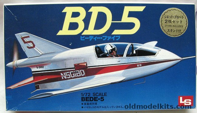 LS 1/72 BD-5 and BD-5J - (One of Each), A194-200 plastic model kit